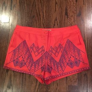 NWT Flying Tomato Tribal Embroidered Shorts